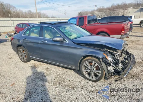 2018 Mercedes-Benz C 300 4Matic from USA, damaged, VIN WDDWF4KB2JR366561